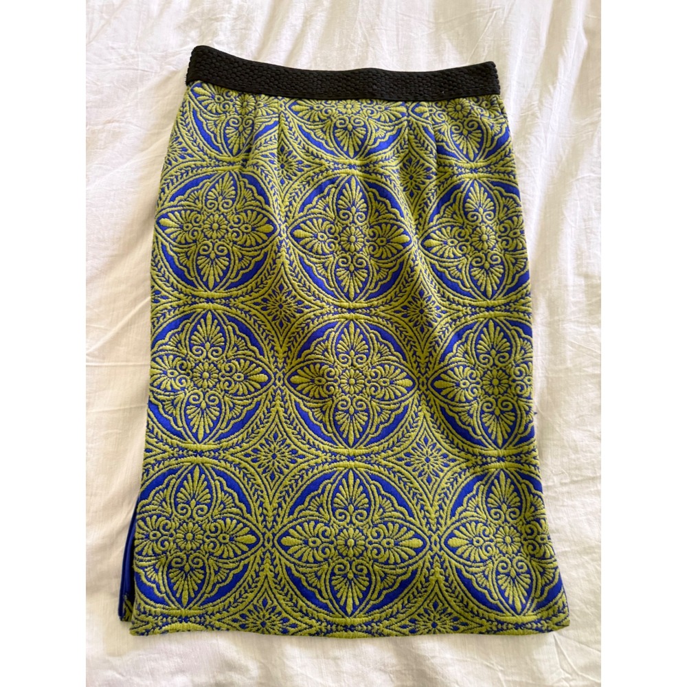Anthropologie Maeve Tapestry Medallion Pencil Skirt Medium Boho - Picture 5 of 6